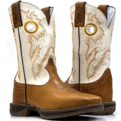 Bota DGO Jump Canela/Marfim 2123102923DJX