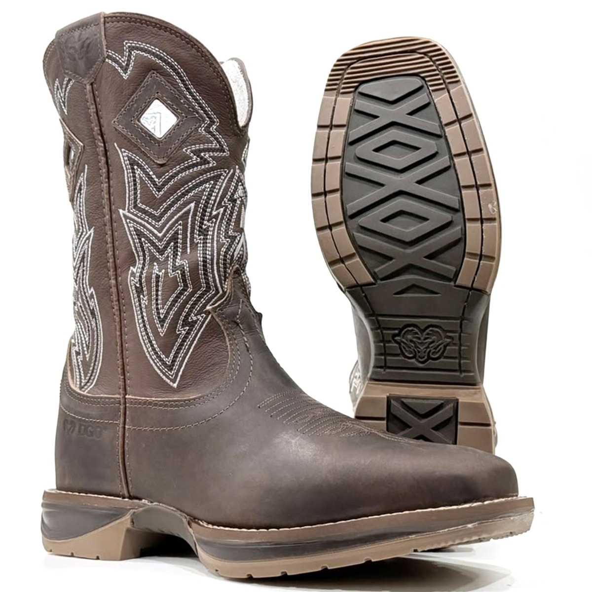 Bota DGO Jump Red Dog/Palha 2122007288DJX | Cris & Cia