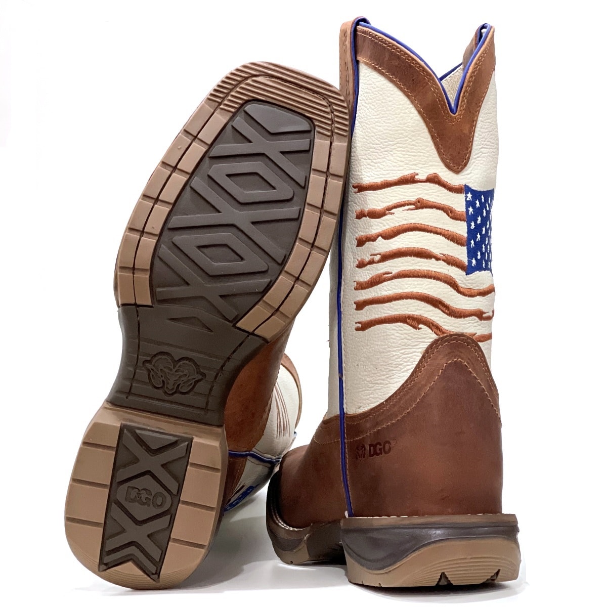 Bota DGO Jump Red Dog/Palha 2122007288DJX | Cris & Cia