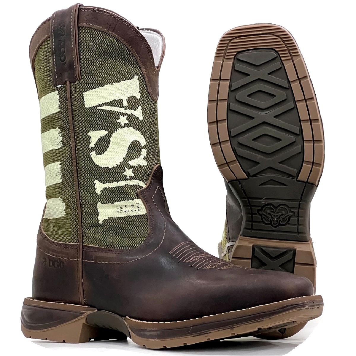 Bota DGO Med Dog/USA Musgo 2121002138DJX | Cris & Cia