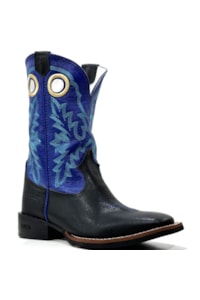 Bota DGO Preto/Azul Bic 120112G2P