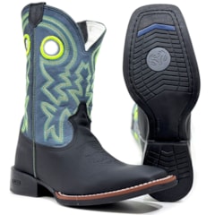 Bota DGO Preto/Azul Marinho 120149G2P