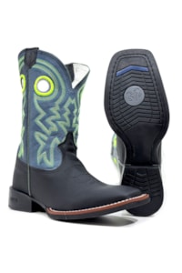 Bota DGO Preto/Azul Marinho 120149G2P