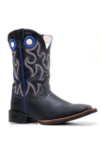 Bota DGO Preto/Preto/Azul 120070G2P