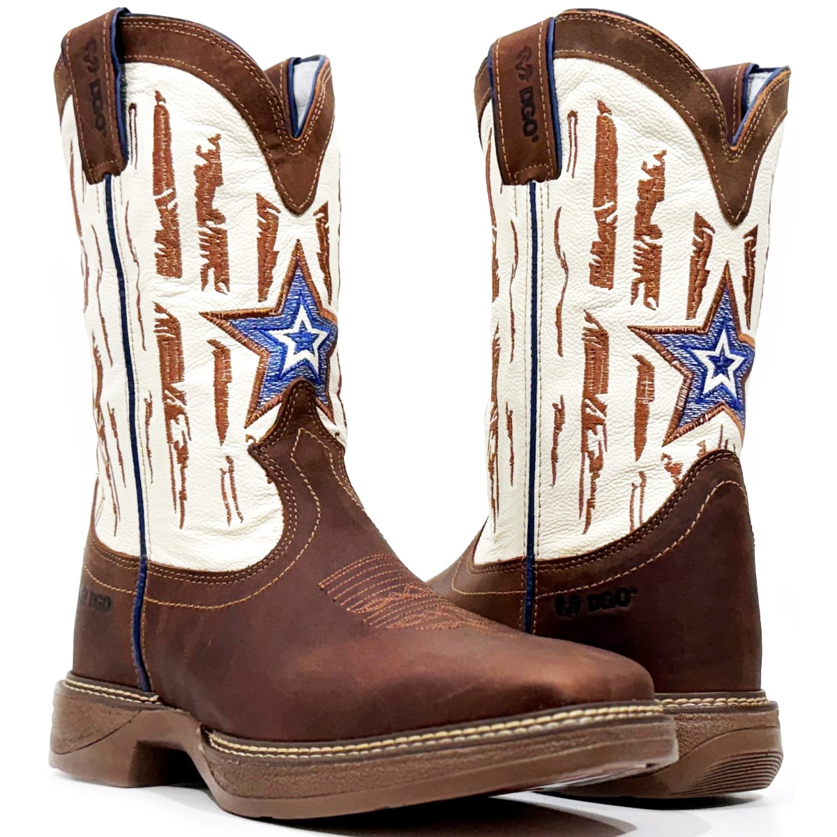 Bota DGO Red Dog/Marfim 2124107223TGM. | Cris & Cia