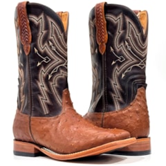 Bota Goyazes Avestruz Cheia Goyazes/Atlanta Café 251501-AC