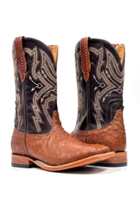 Bota Goyazes Avestruz Cheia Goyazes/Atlanta Café 251501-AC