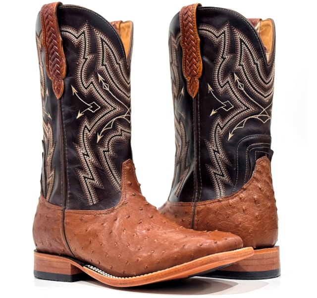 Bota Goyazes Avestruz Cheia Goyazes/Atlanta Café 251501-AC