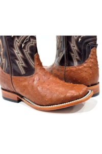 Bota Goyazes Avestruz Cheia Goyazes/Atlanta Café 251501-AC