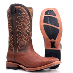 Bota Goyazes Avestruz Lisa Whisky/ Dls Tab 211502-AC