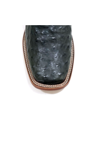 Bota Goyazes Avestruz Preto/ Pit Stop Preto 214802-AC
