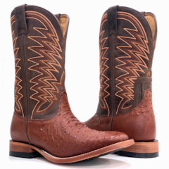 Bota Goyazes Avestruz Whisky/ Dls Tab 211502-AC