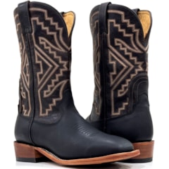 Bota Goyazes Bison Preto/Atlanta Café 253503-CC