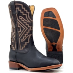 Bota Goyazes Bison Preto/Atlanta Café 253503-CC