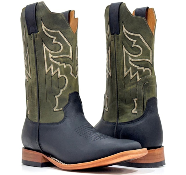 Bota Goyazes Bison Preto/Dlls Folha 201560-CC