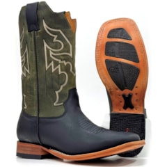 Bota Goyazes Bison Preto/Dlls Folha 201560-CC