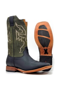 Bota Goyazes Bison Preto/Dlls Folha 201560-CC