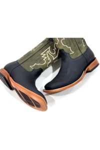 Bota Goyazes Bison Preto/Dlls Folha 201560-CC