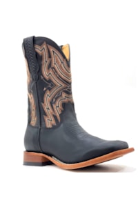 Bota Goyazes Bison Preto/Mustang Preto 251501- CC