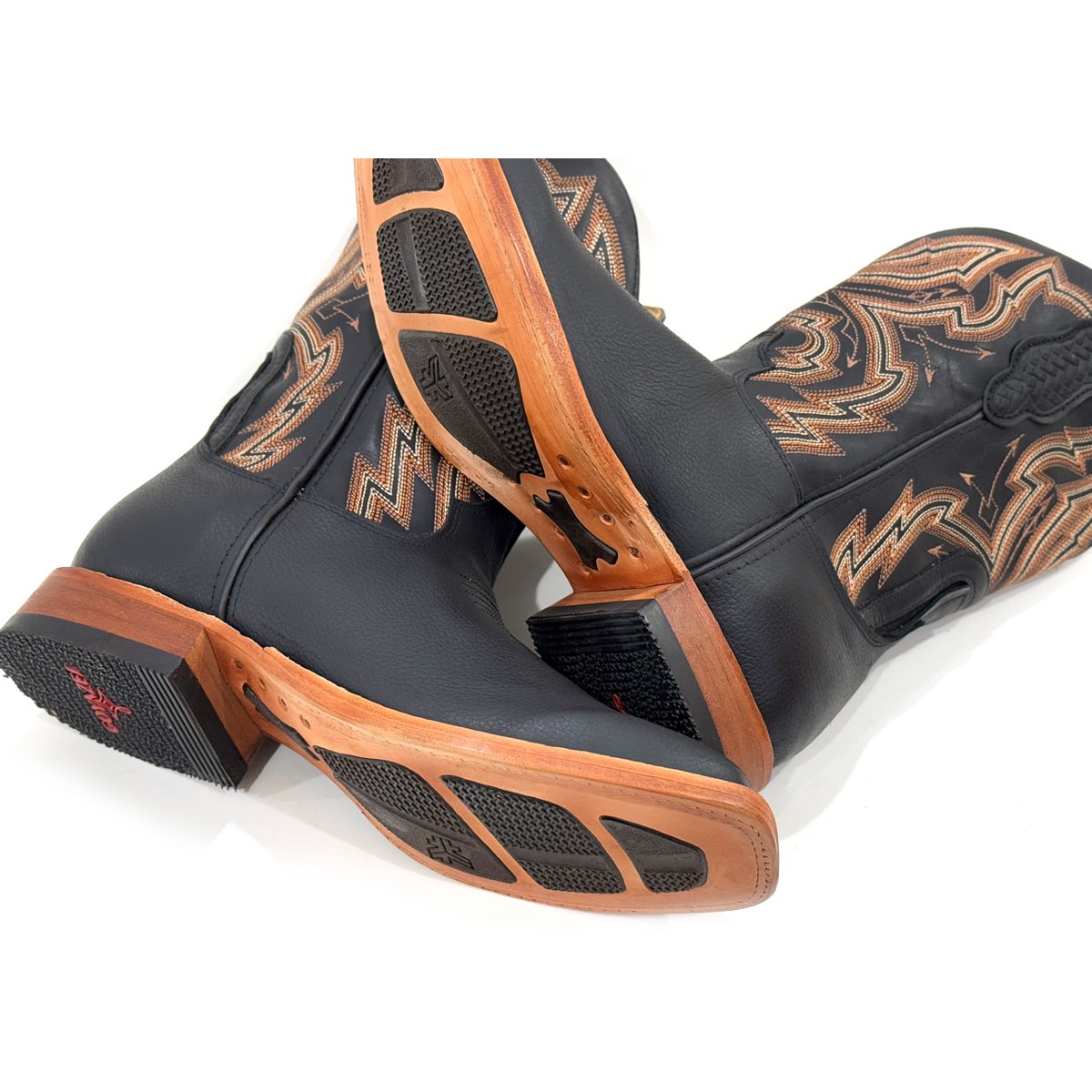 Bota Goyazes Bison Preto/Mustang Preto 251501- CC | Cris & Cia