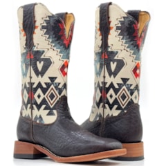 Bota Goyazes Cabeça Watusi Brown/Austin Off White 256405-CBC