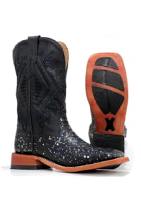 Bota Goyazes Cobra Pyton Estrelado/Pit Stop Preto 236401-CCC