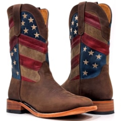 Bota Goyazes Dakar Café/Dlls Turquesa 226502-CC
