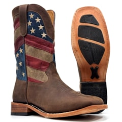 Bota Goyazes Dakar Café/Dlls Turquesa 226502-CC