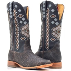 Bota Goyazes Elefante Café/Bison Preto 253203-EC