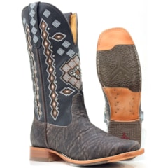 Bota Goyazes Elefante Café/Bison Preto 253203-EC