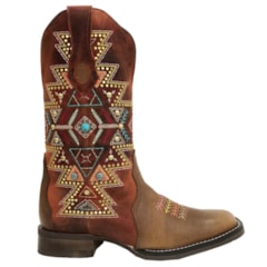 Bota Goyazes Feminina Atlanta Caramelo/Dls Orange H183237-CF