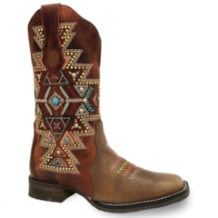 Bota Goyazes Feminina Atlanta Caramelo/Dls Orange H183237-CF
