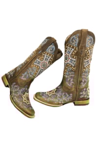 Bota Goyazes Feminina Dls Ocre/Dls Ocre H183234-CC