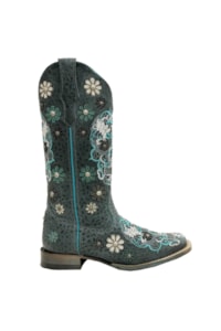 Bota Goyazes Feminina Leopardo Marinho/Leopardo Marinho H183235-CC
