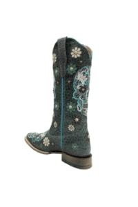 Bota Goyazes Feminina Leopardo Marinho/Leopardo Marinho H183235-CC