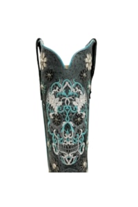 Bota Goyazes Feminina Leopardo Marinho/Leopardo Marinho H183235-CC