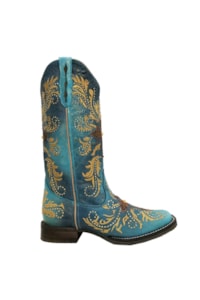 Bota Goyazes Feminina Metal Azul D/Metal Azul D H183240-CF