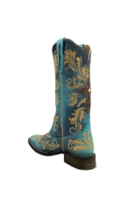 Bota Goyazes Feminina Metal Azul D/Metal Azul D H183240-CF