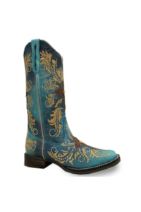 Bota Goyazes Feminina Metal Azul D/Metal Azul D H183240-CF