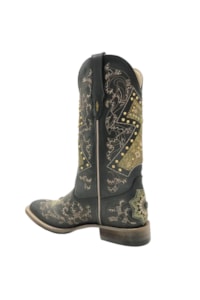 Bota Goyazes Feminina Pit Stop Preto/ Pit Stop Preto H183234-CC