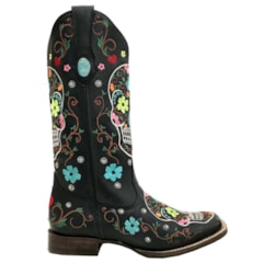 Bota Goyazes Feminina Pit Stop Preto/Pit Stop Preto H183241-CC