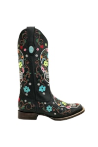 Bota Goyazes Feminina Pit Stop Preto/Pit Stop Preto H183241-CC
