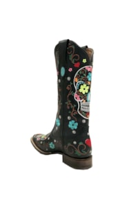 Bota Goyazes Feminina Pit Stop Preto/Pit Stop Preto H183241-CC