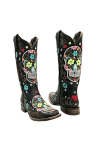 Bota Goyazes Feminina Pit Stop Preto/Pit Stop Preto H183241-CC