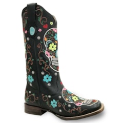 Bota Goyazes Feminina Pit Stop Preto/Pit Stop Preto H183241-CC