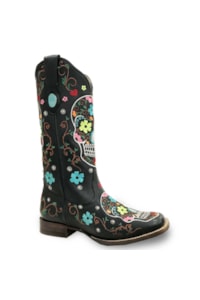 Bota Goyazes Feminina Pit Stop Preto/Pit Stop Preto H183241-CC