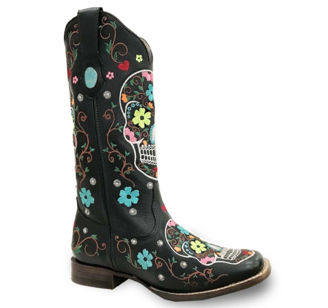 Bota Goyazes Feminina Pit Stop Preto/Pit Stop Preto H183241-CC