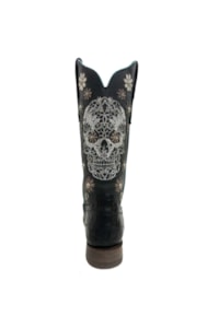 Bota Goyazes Jacaré Preto/ Pit Stop Preto H183235-JC