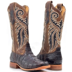 Bota Goyazes Jacaré Rabo Café/Dlls Furtacor 253204-JC