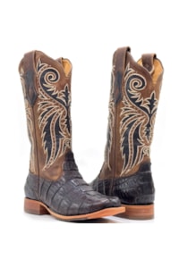 Bota Goyazes Jacaré Rabo Café/Dlls Furtacor 253204-JC